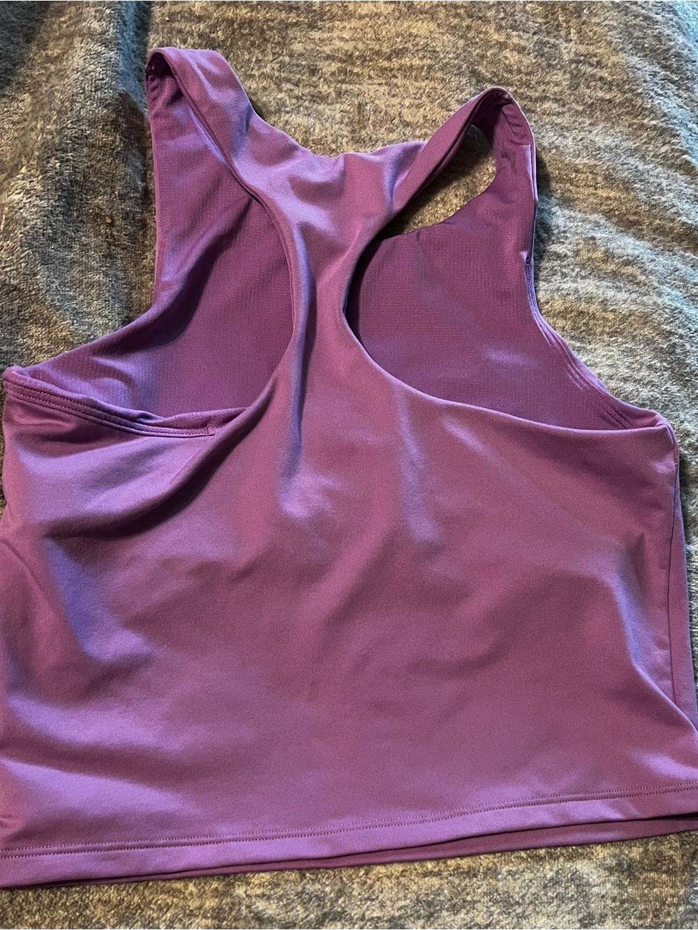 Under Armour Plum Racerback Performance Tank - Picture 2 of 4
